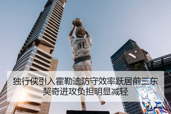 独行侠引入霍勒迪防守效率跃居前三东契奇进攻负担明显减轻